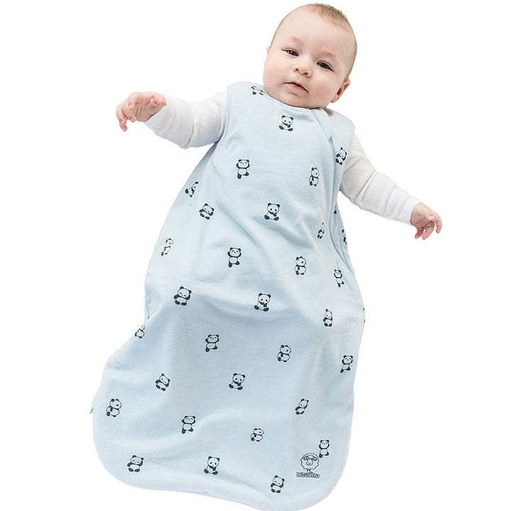 Woolino 4 Season BASIC Merino Wool Baby Sleep Bag - Panda