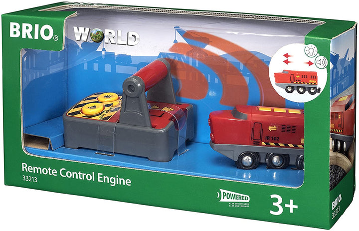 BRIO Remote Control Train Engine | 2 Piece Train Toy 33213
