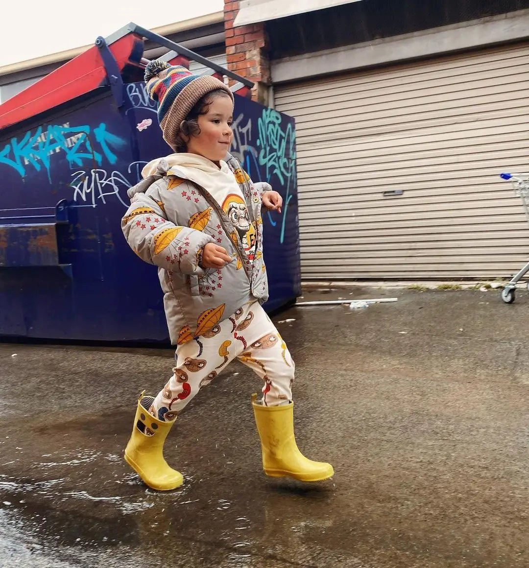 BOXBO Kids Moutarde Wistiti Rain Boots