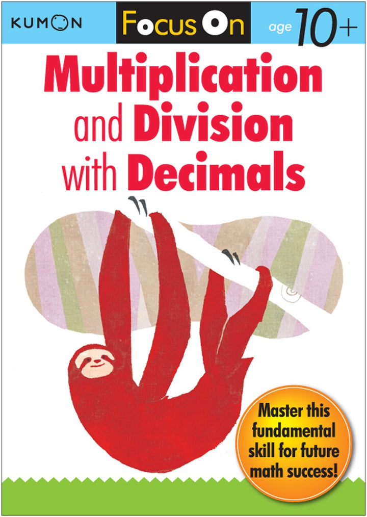 >KUMON Grade 4-7 Focus On Multiplication & Division with Decimals Age 8-12
