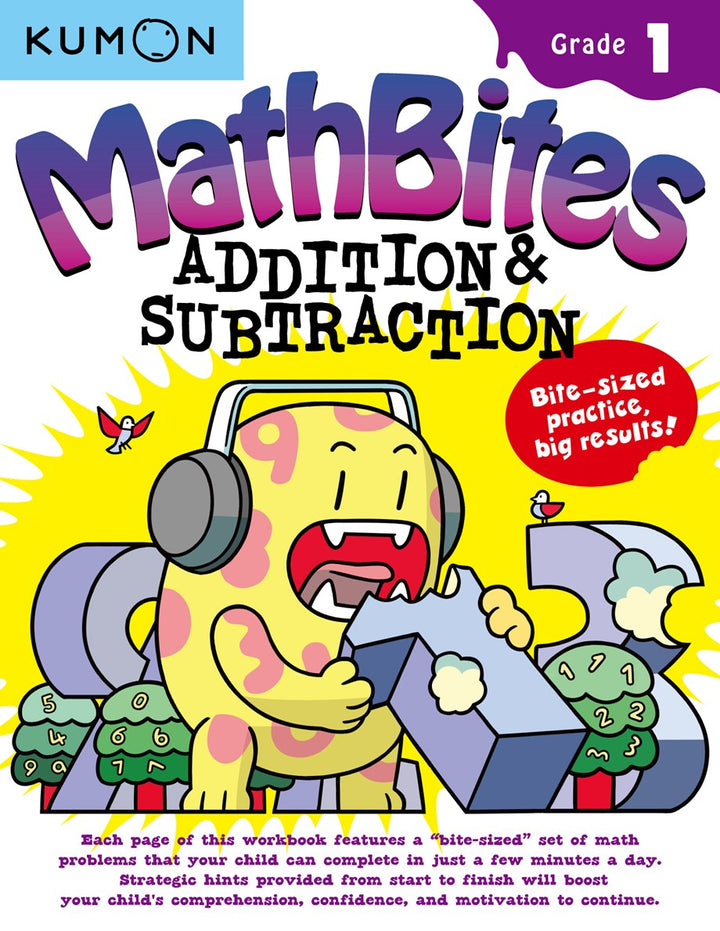 >KUMON Grade 1 Math Bites: Addition & Subtraction Age 6-8
