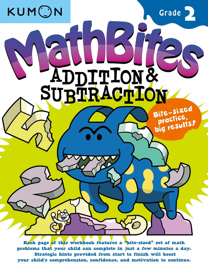 >KUMON Grade 2 Math Bites: Addition & Subtraction Age 6-8