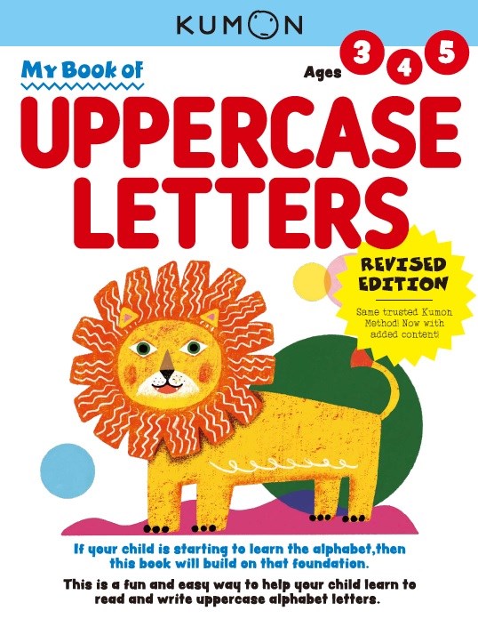 >KUMON Grade  PreK-K My First Book of Uppercase Letters Age 3-5