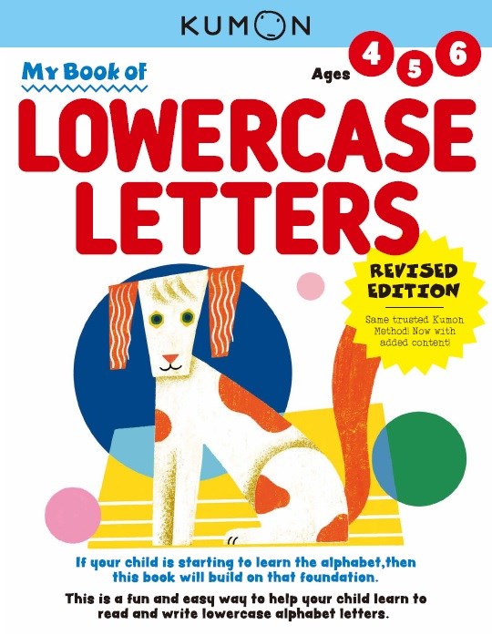 >KUMON Grade  PreK-K My Book of Lowercase Letters Age 4-6