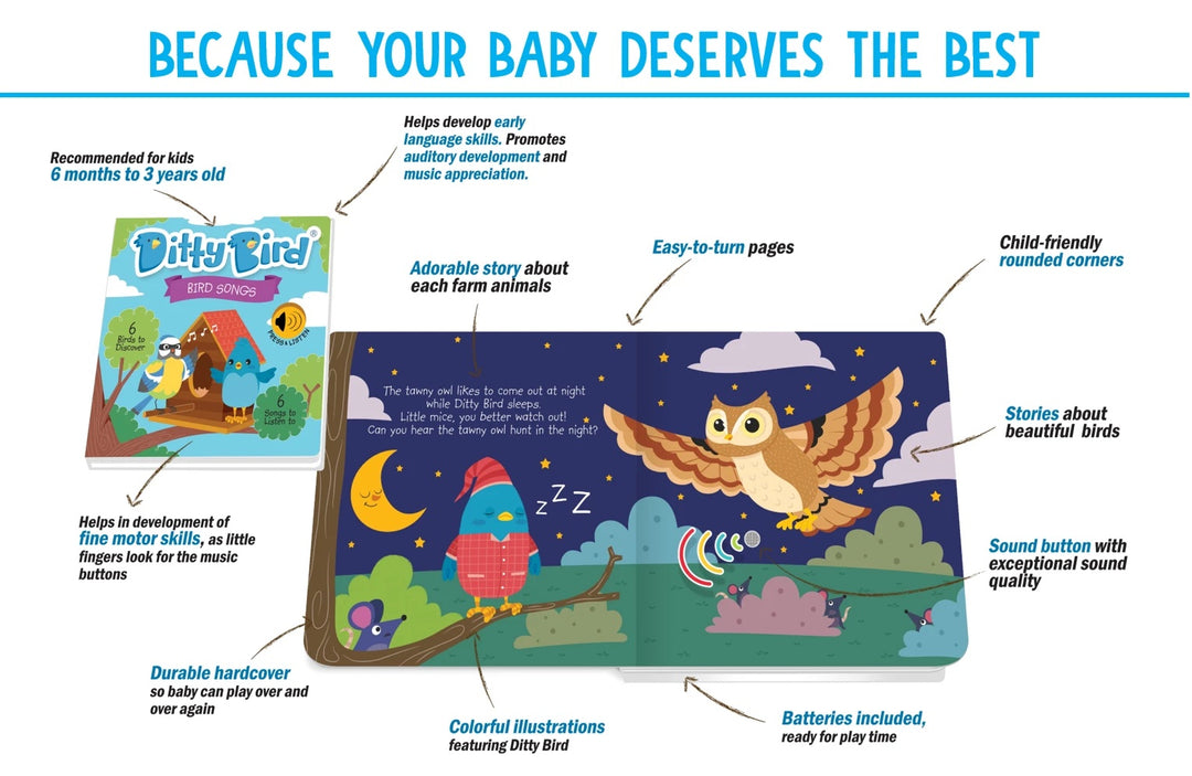 Ditty Bird Baby Sound Book: Bird Songs