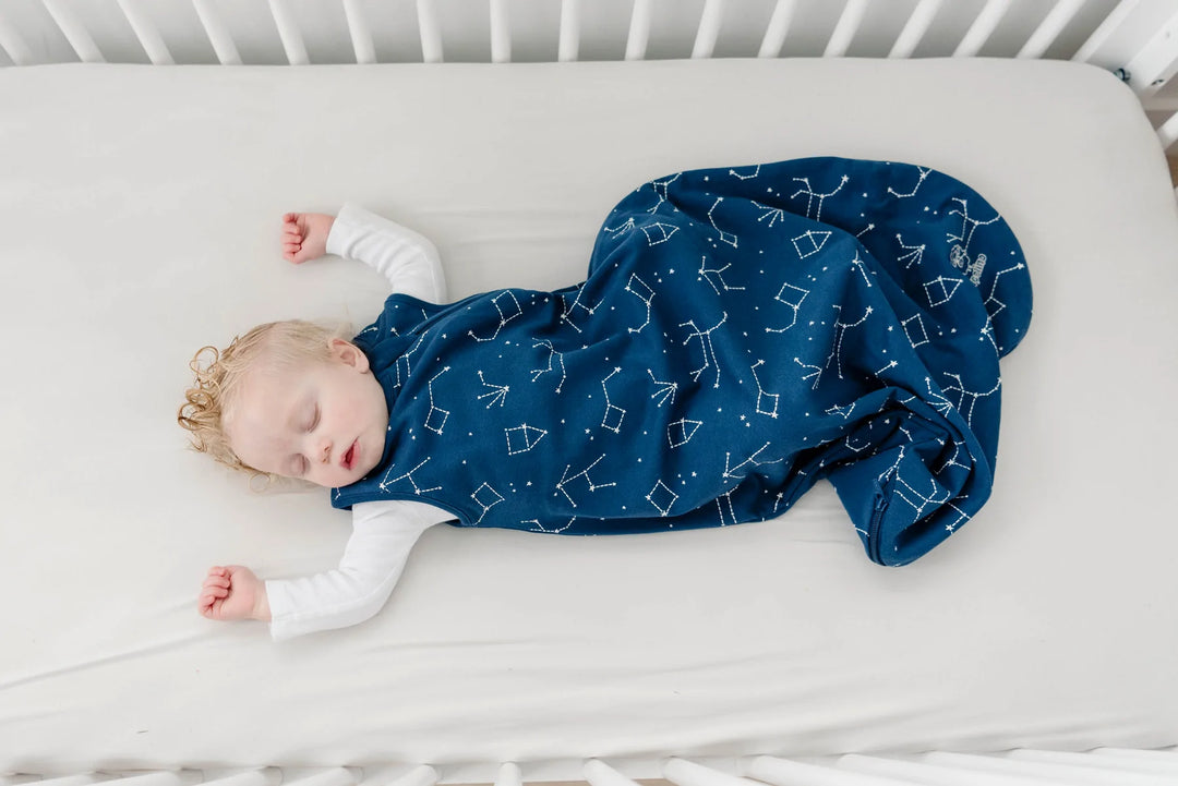 >Woolino 4 Season CLASSIC Merino Wool &amp; Organic Cotton Baby Sleep Bag - Night Sky