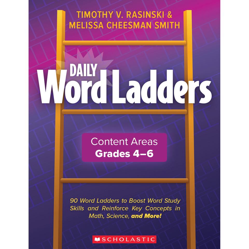 Scholastic Book - Daily Word Ladders: Content Areas Grades 4+