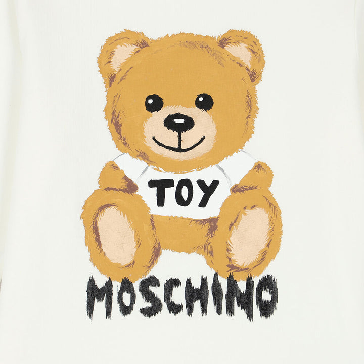 Moschino Kid Long Sleeve Large Toy Bear Graphic Sweatshirt