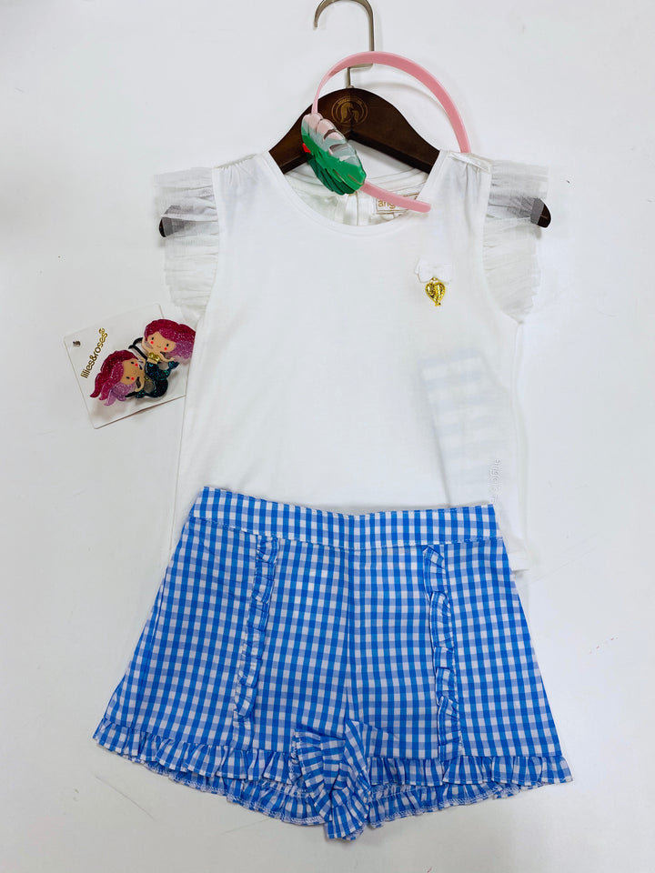 Design History - Girl's Blue Combo Short