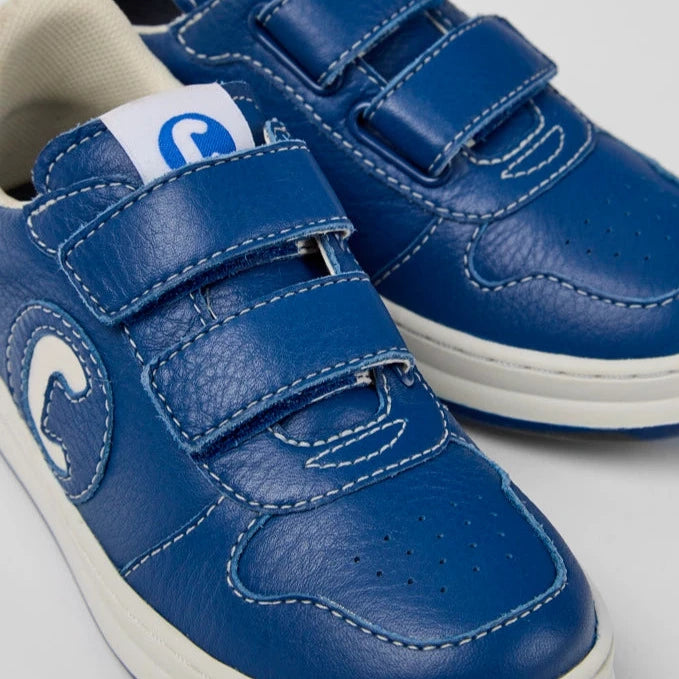 Camper Kids RUNNER Stella Houston Blue+White Leather Sneakers