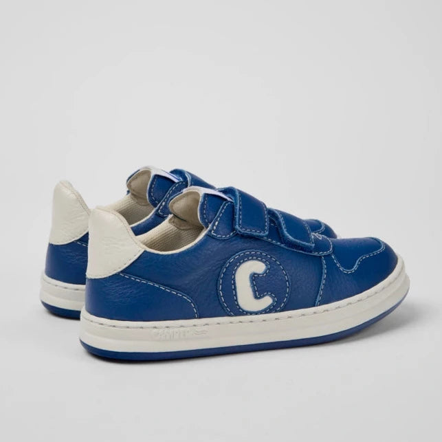 Camper Kids RUNNER Stella Houston Blue+White Leather Sneakers