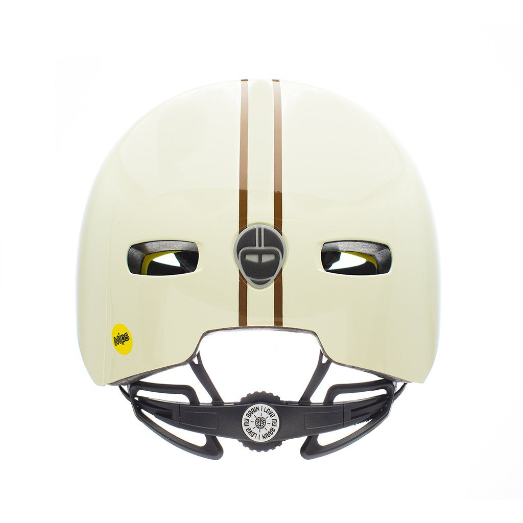 Nutcase Leather Bound Stripe Goss Helmet w/MIPS