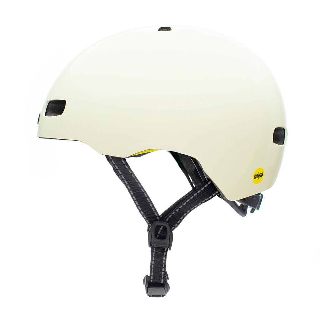 Nutcase Leather Bound Stripe Goss Helmet w/MIPS