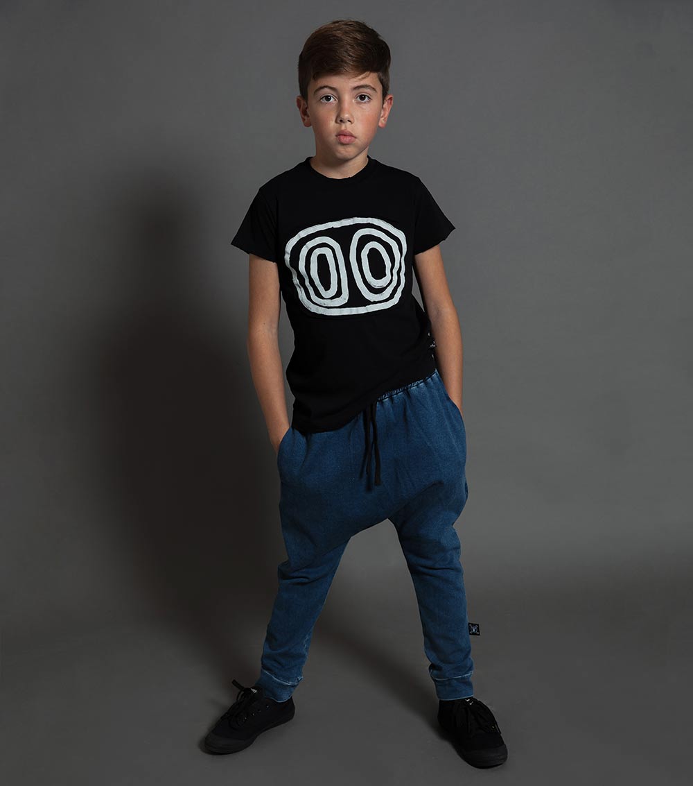 Nununu Kids TRIBAL EYES T-shirt - Black