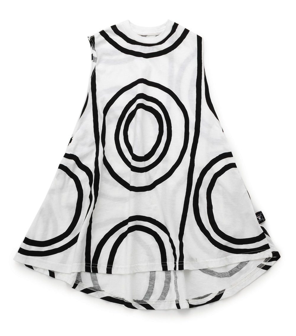 Nununu Kids Girl CIRCLE 360 Dress in White