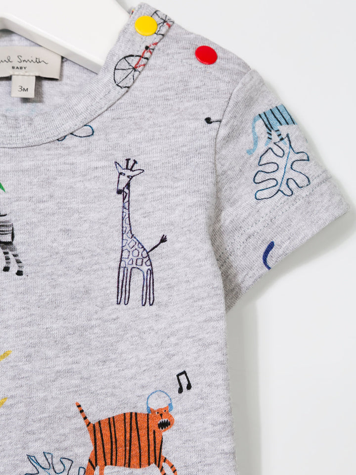 Paul Smith Junior Kids Animal Print T-Shirt