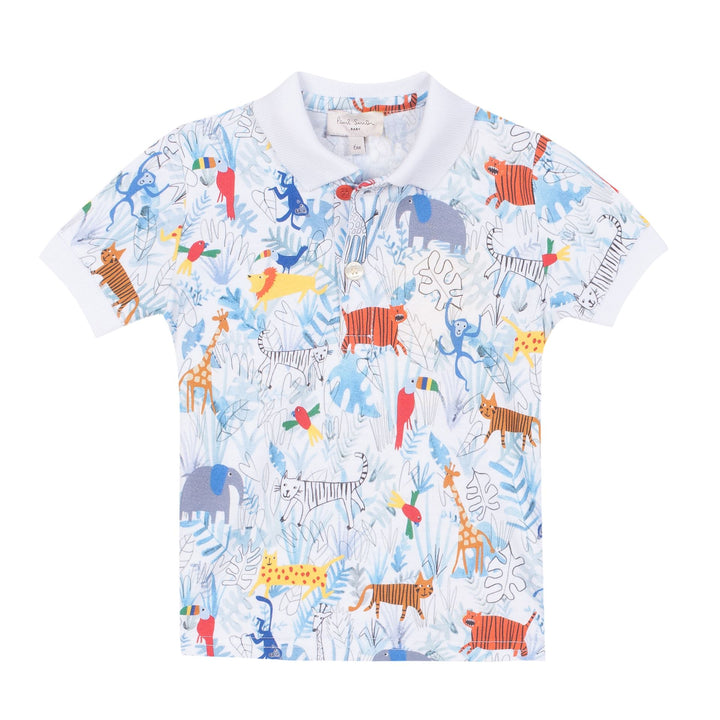 Paul Smith Junior Kids Animal Polo Shirt