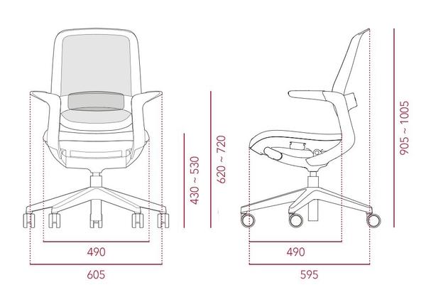 >iloom OLIVER Kids Study Chair with Mesh Back [more-color]
