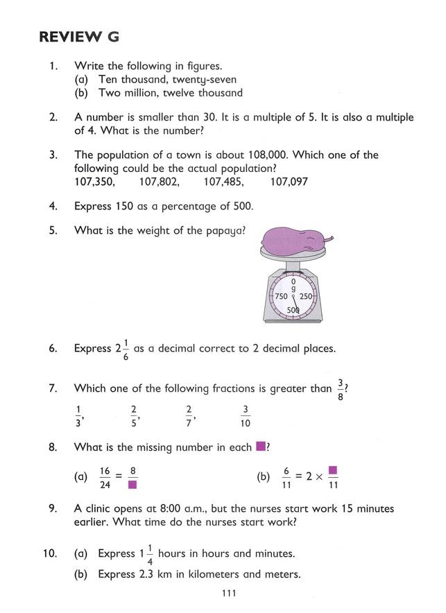 >Singapore Math Primary Math Textbook 6B US Edition