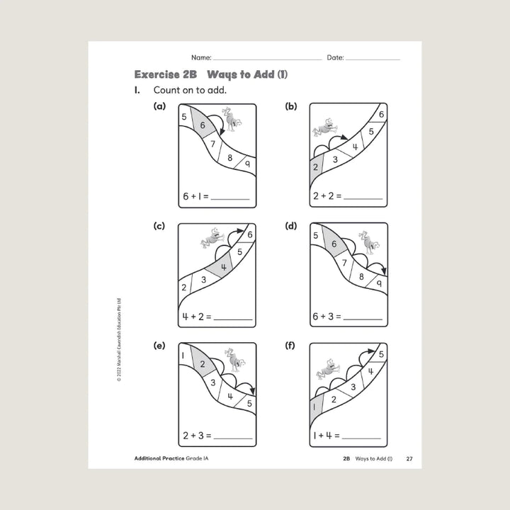 >Singapore Math Primary Mathematics Additional Practice 1A
