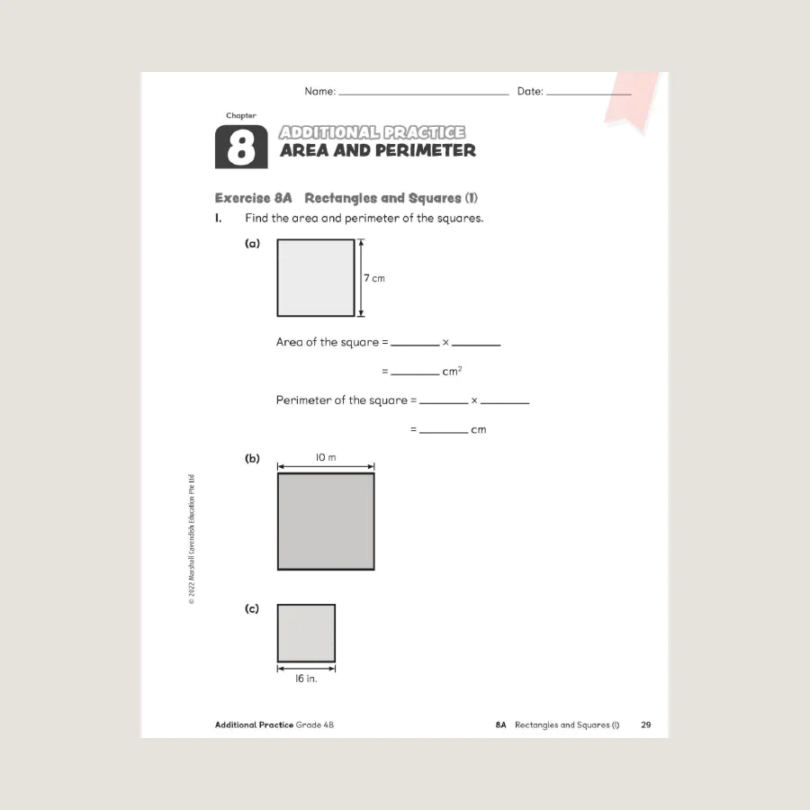 >Singapore Math Primary Mathematics Additional Practice 4B