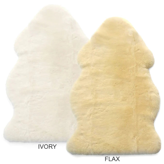 >Woolino Cuddle & Play Rug for Babies - 100% Australian Lambskin, 2' x 3' [2-Color]