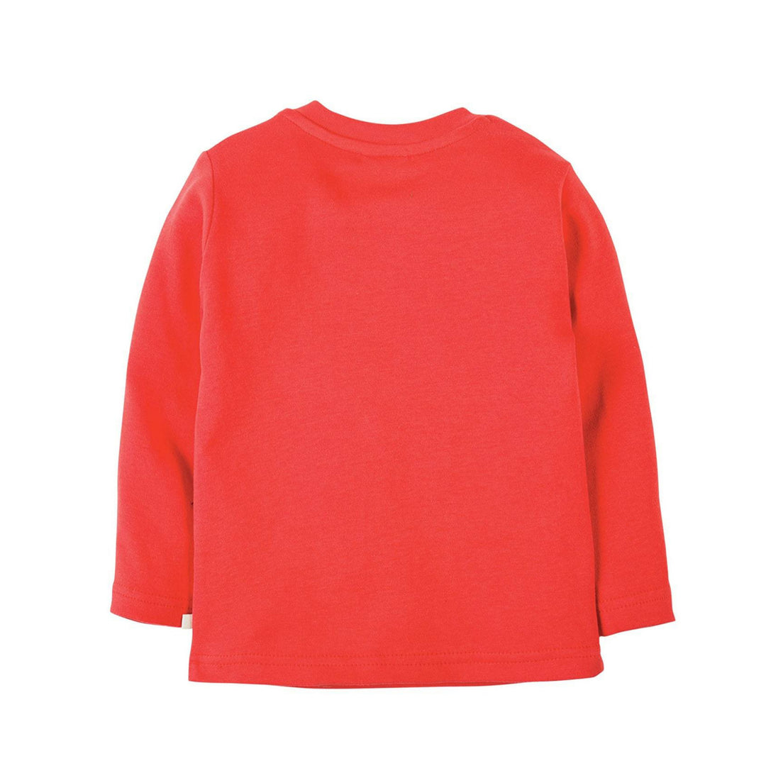 Frugi Kids Tomato Sheep Magic Number Long Sleeve Tee