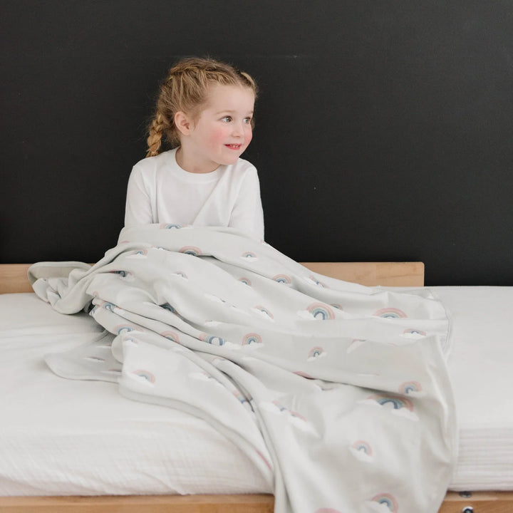 >Woolino Merino Wool 4 Season Toddler Blanket 52.5" x 40" [multi-color]