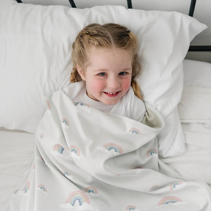 >Woolino Merino Wool 4 Season Toddler Blanket 52.5" x 40" [multi-color]