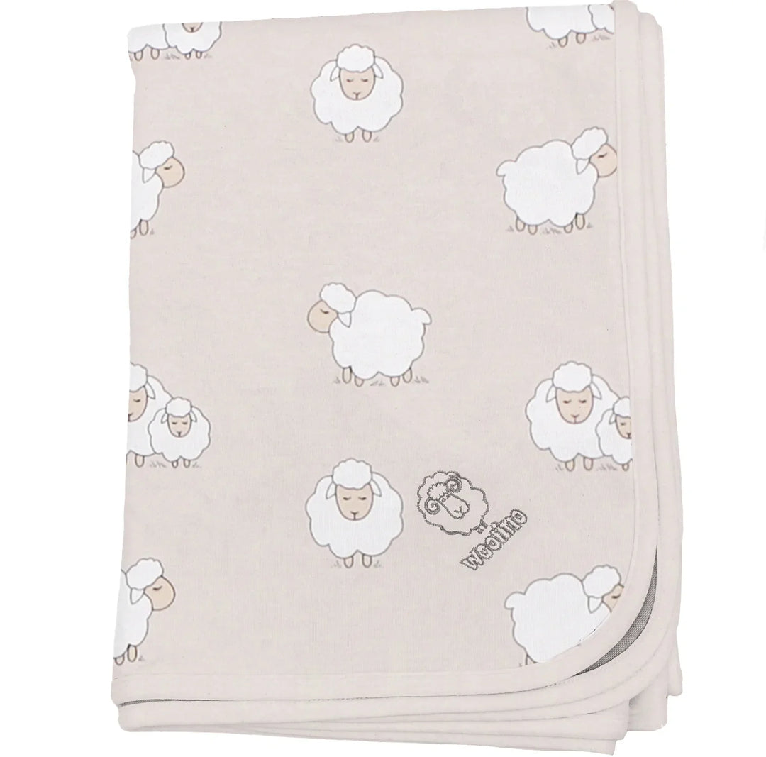 >Woolino Merino Wool 4 Season Toddler Blanket 52.5" x 40" [multi-color]