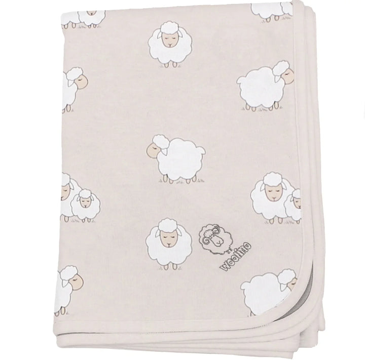 >Woolino Merino Wool 4 Season Toddler Blanket 52.5" x 40" [multi-color]