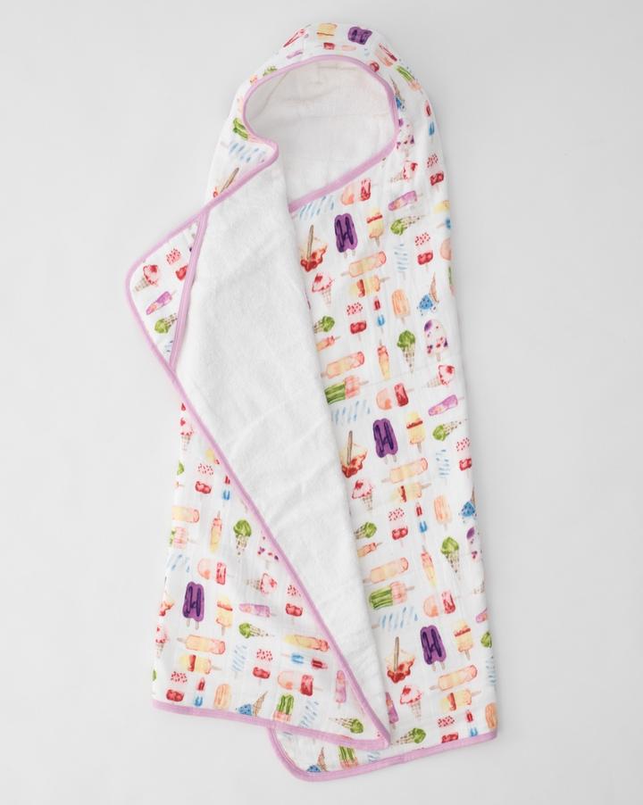 Little Unicorn Big Kid Hooded Towel - Brain Freeze