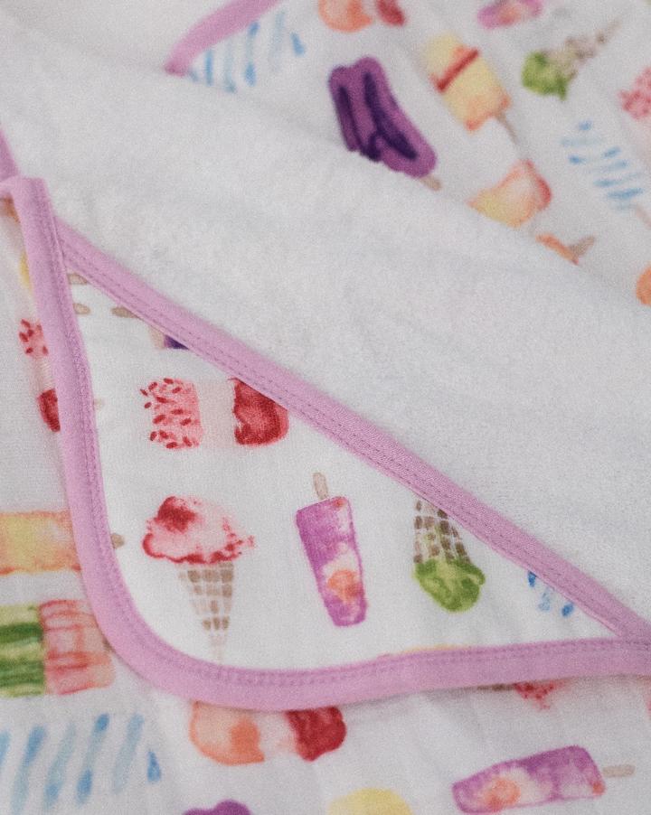 Little Unicorn Big Kid Hooded Towel - Brain Freeze