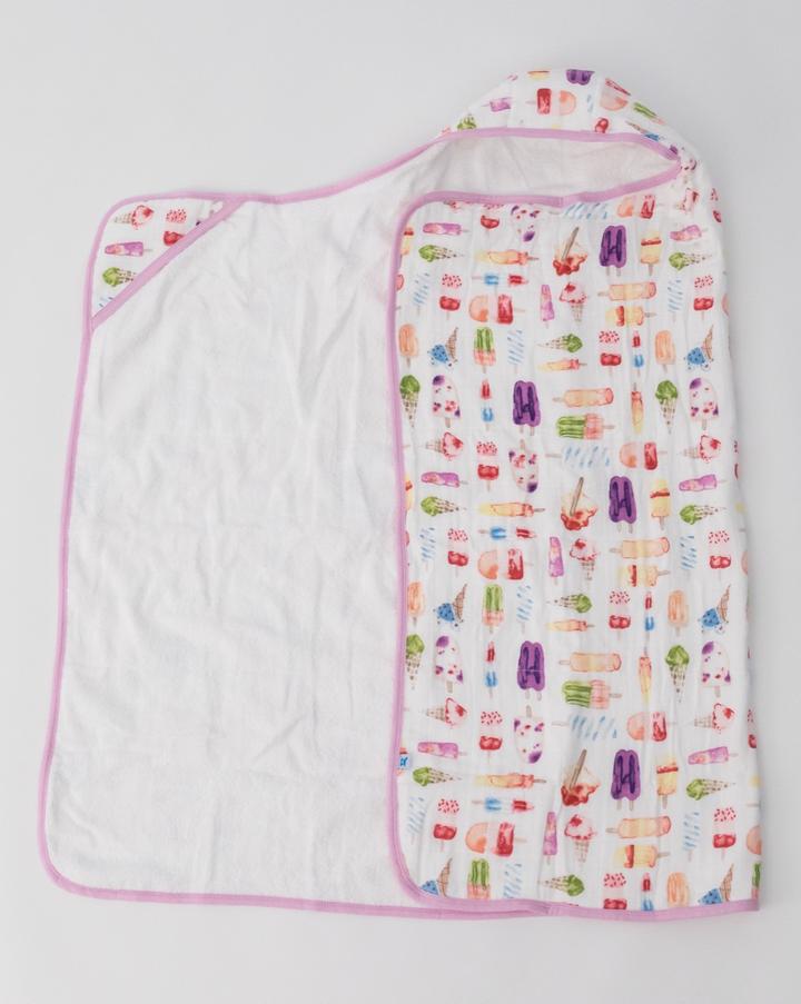 Little Unicorn Big Kid Hooded Towel - Brain Freeze