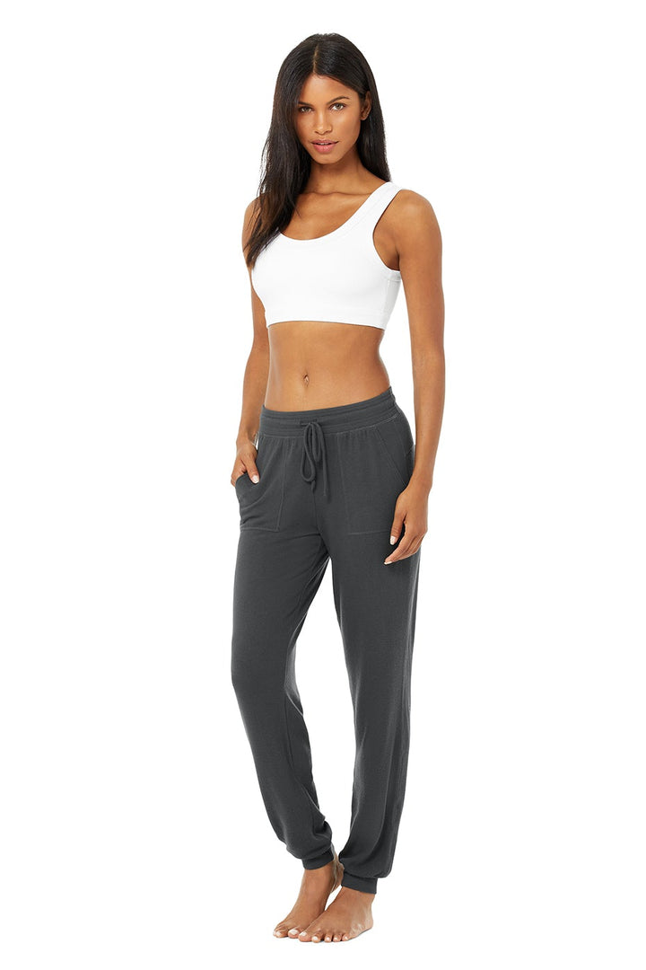 Alo Yoga W5912R SOHO Sweatpant in Anthracite