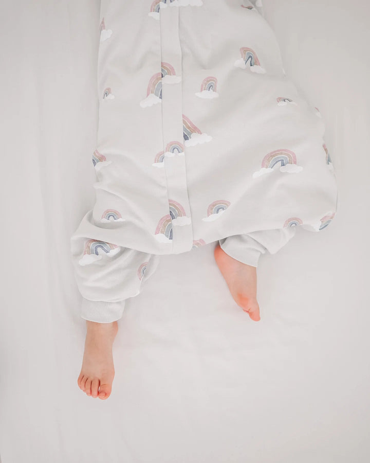Woolino Merino Wool 4 Season Baby Sleep Bag with FEET opening - Rainbow