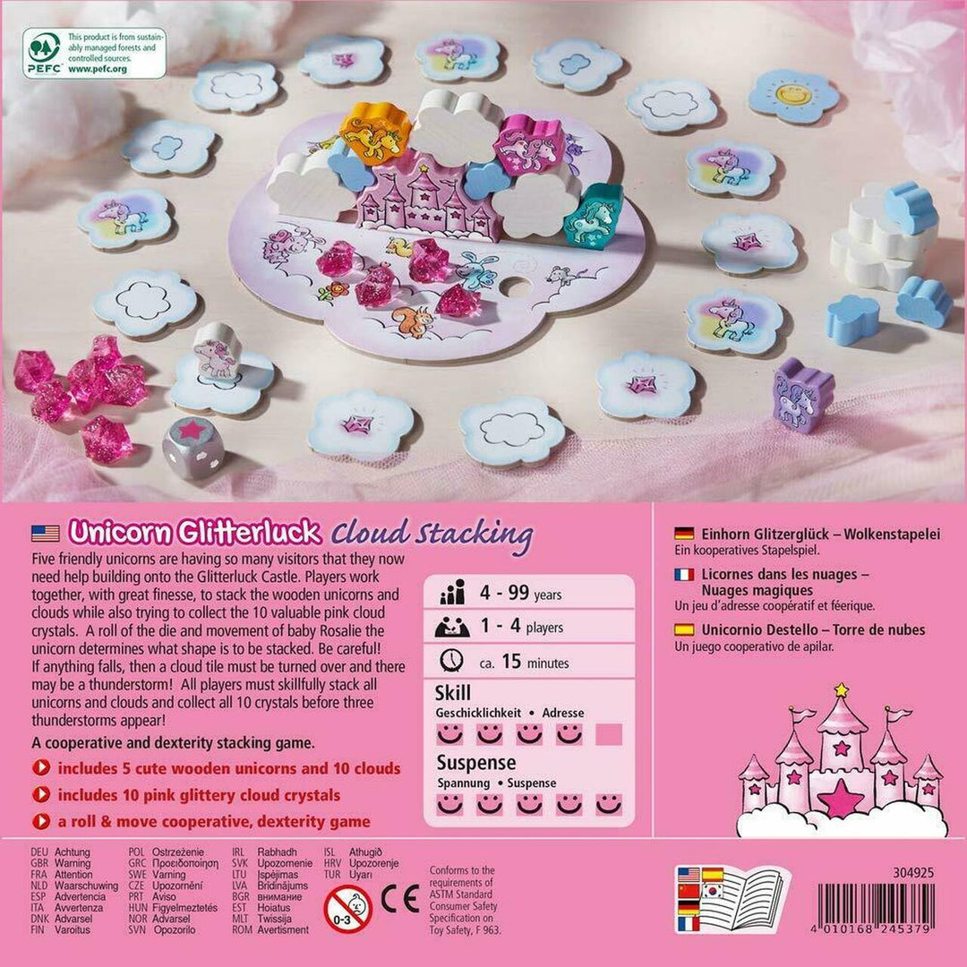 HABA Unicorn Glitterluck - Cloud Stacking