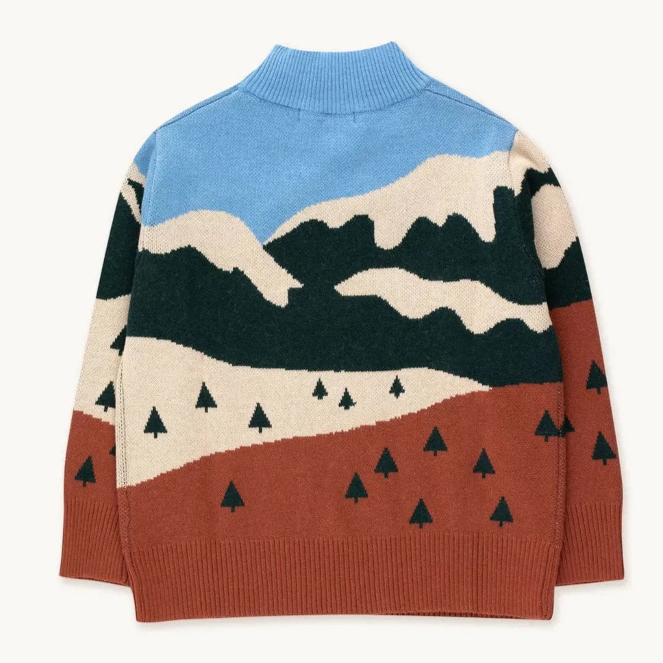 TINYCOTTONS Kids Landscape Mockneck Sweaters