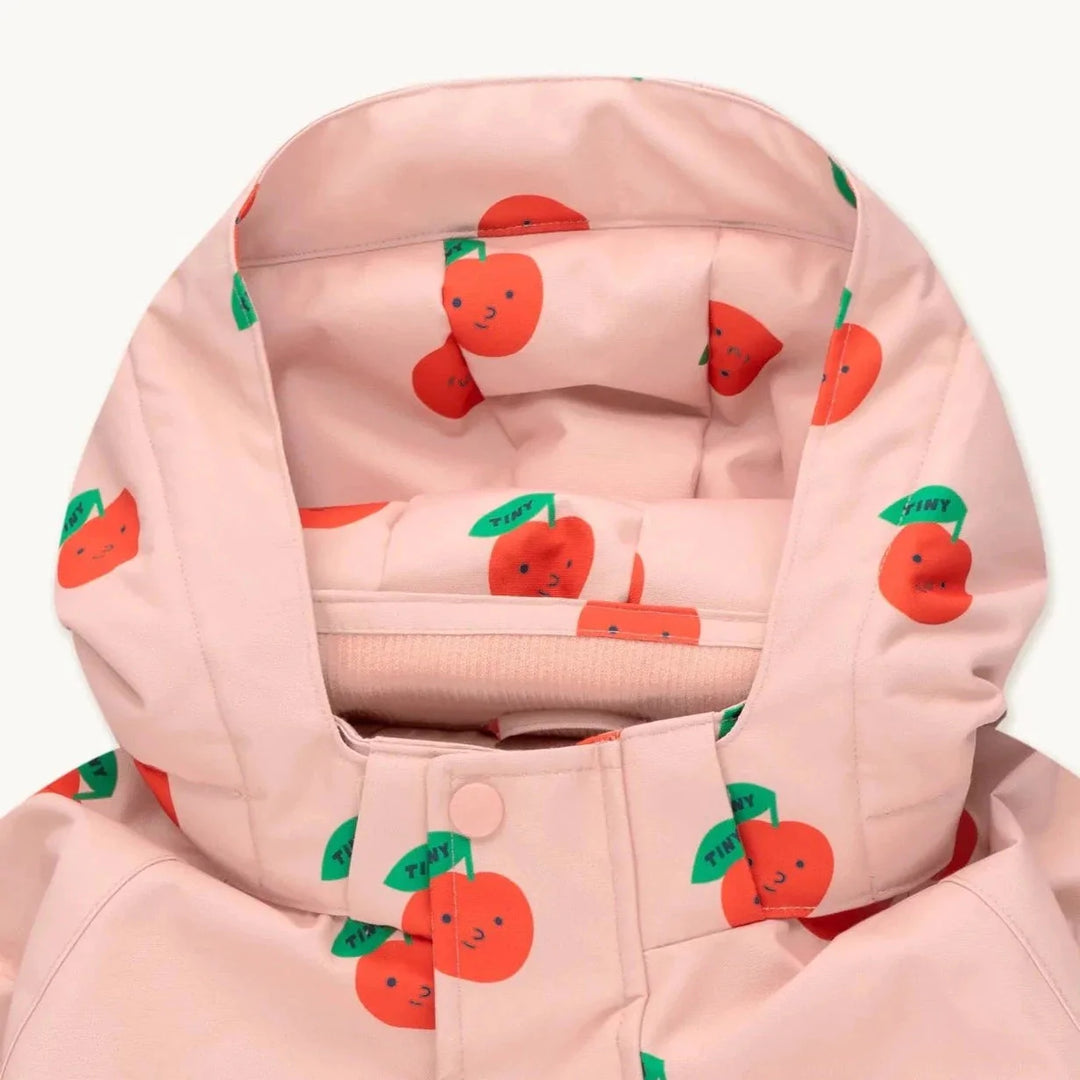 TINYCOTTONS Kids Tiny Apple Snow Winter Jacket - Powder Pink