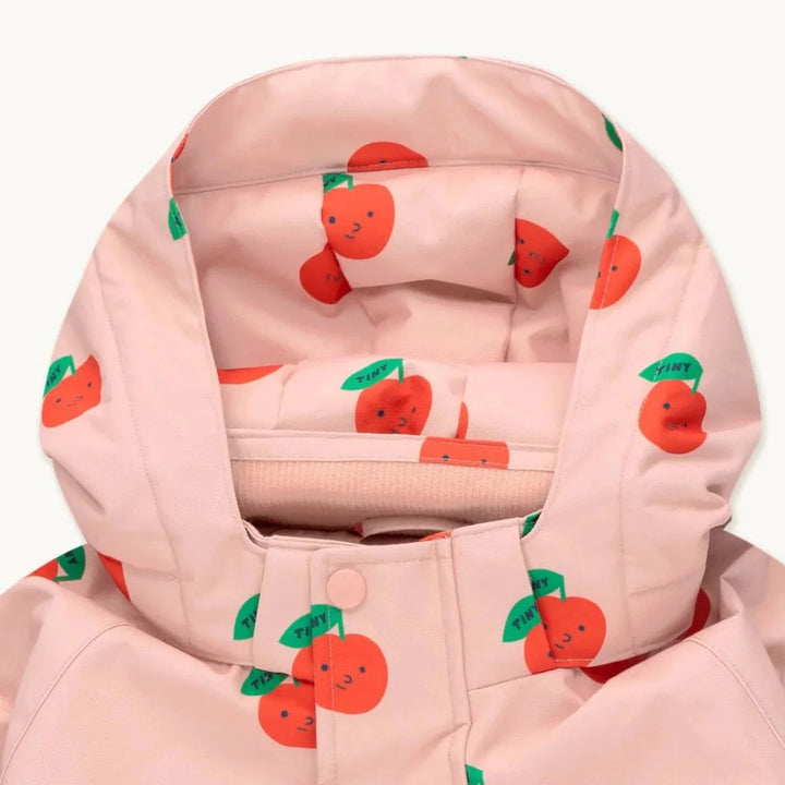 TINYCOTTONS Kids Tiny Apple Snow Winter Jacket - Powder Pink