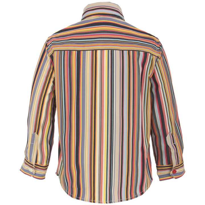 Paul Smith Junior Kids Boy Rainbow Striped Shirt 5K12532 92