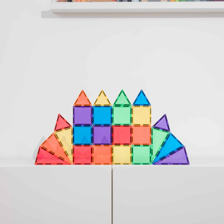 >CONNETIX Rainbow Tiles - 24 Pieces Mini Pack