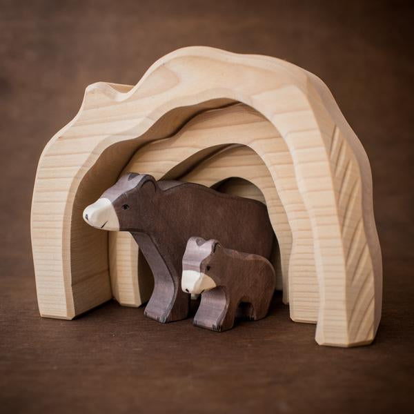 NIC Toys Glueckskaefer Grotto Set - Natural