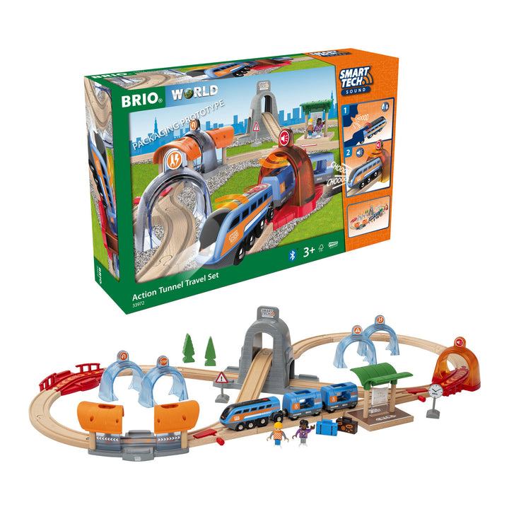 >BRIO Smart Tech Sound Action Tunnel Travel Set 33972