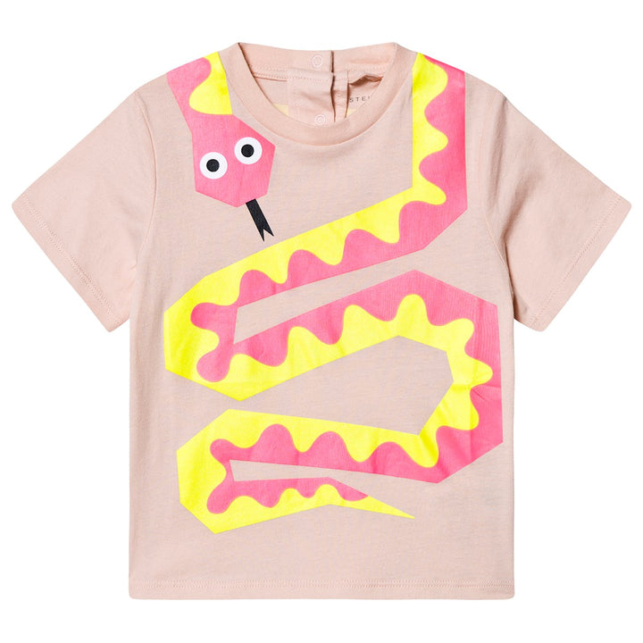 STELLA McCARTNEY Girl Snake Tee - Pink