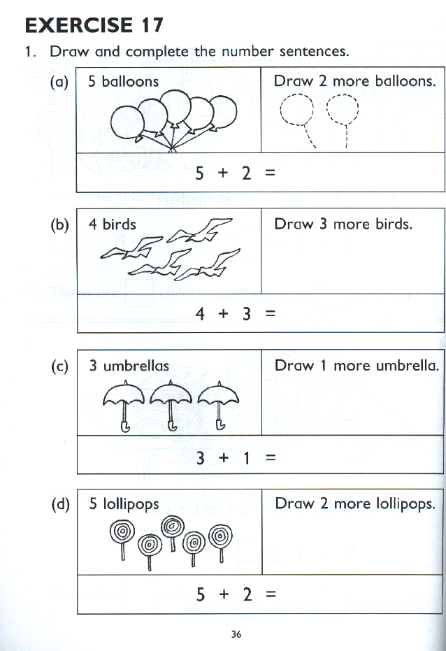 >Singapore Math Primary Math Workbook 1A US Edition