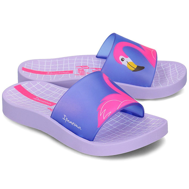 Ipanema Kids Slipper Slider Flamingo Violet Blue