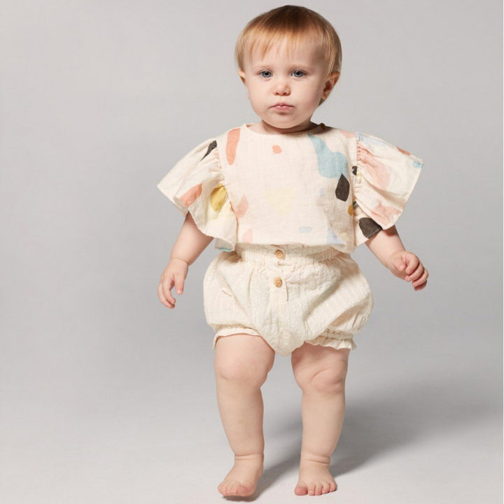 yellowpelota Kids Promenade Bloomer in Natural