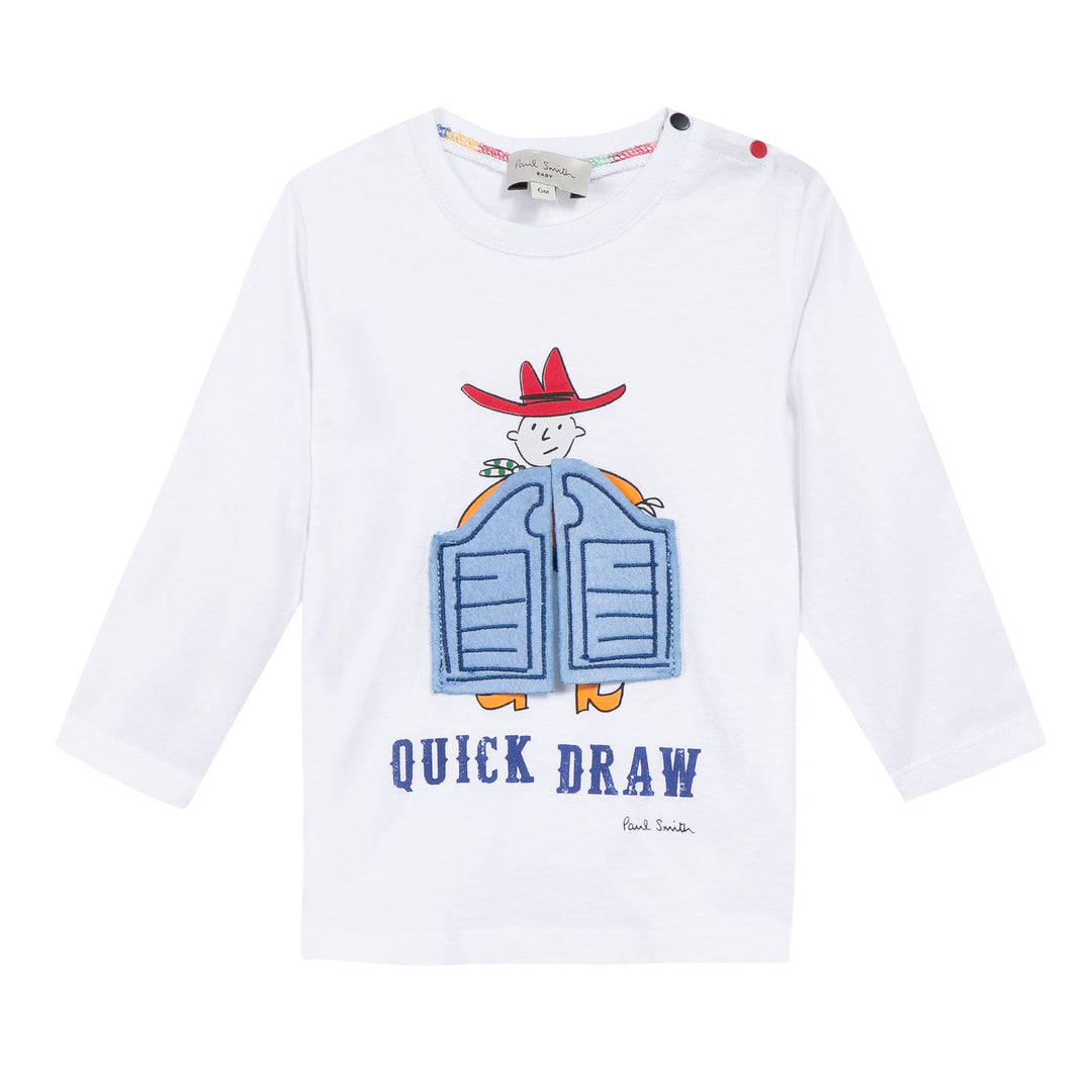 Paul Smith Junior Babies 'Petrus' Cowboy & 'Quick Draw' Long Sleeve Tee Shirt