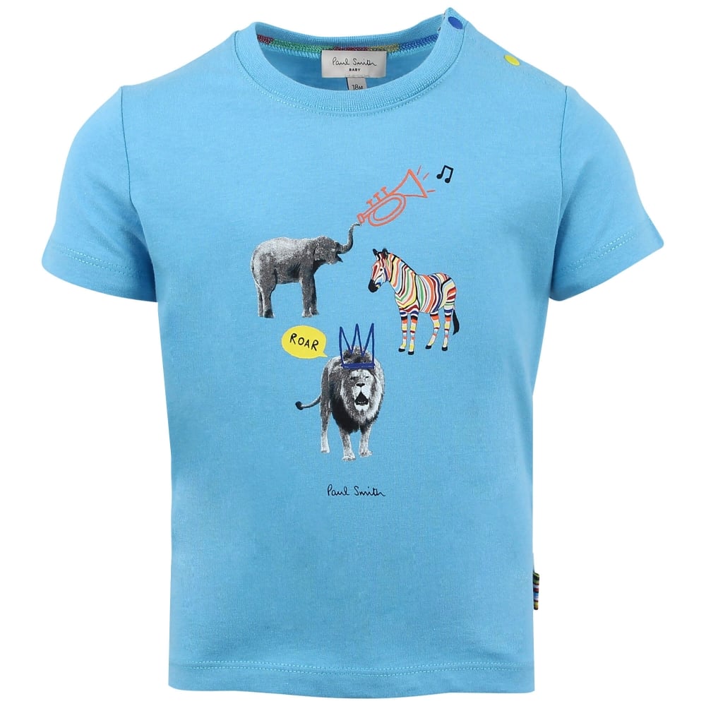 Paul Smith Junior Rod T-Shirt in Blue 5L10631 40